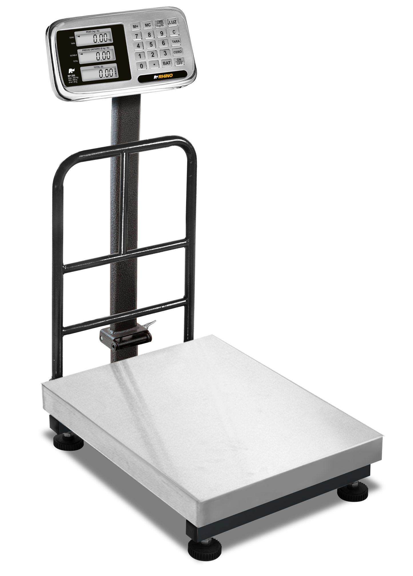 Báscula de Plataforma Plegable 200 kg Rhino BP-200