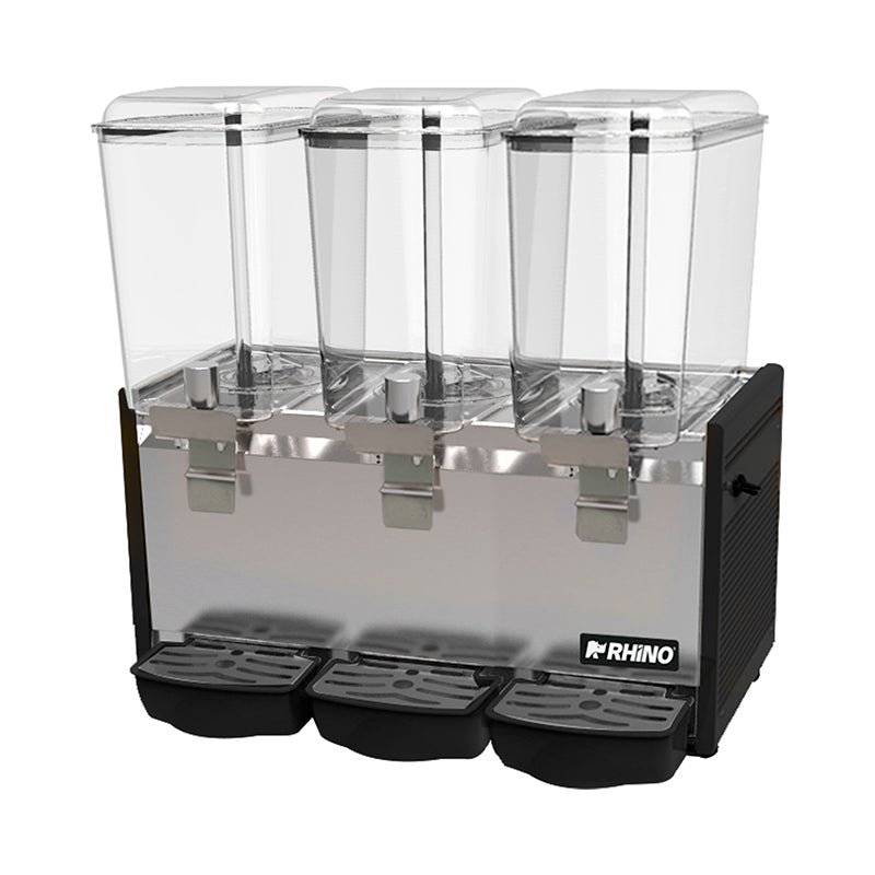 Dispensador de Bebidas Frías 3 Tanques Rhino DISBEF-3T
