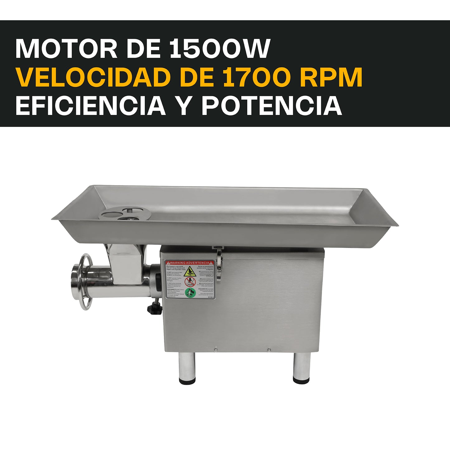 Molino de Carne 2 hp Rhino MOLEM-22M2