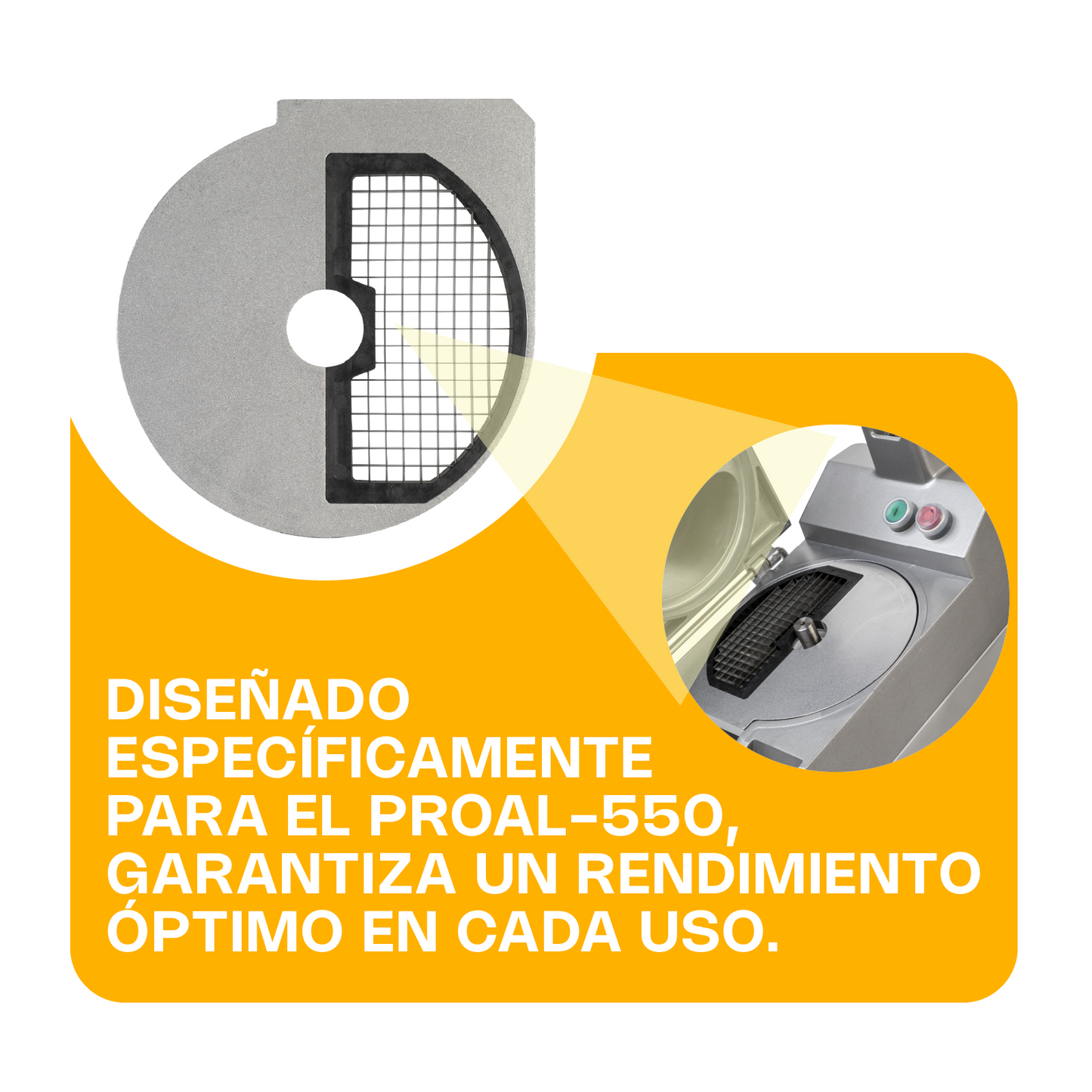 Discos para Procesador de Alimentos de 8 mm