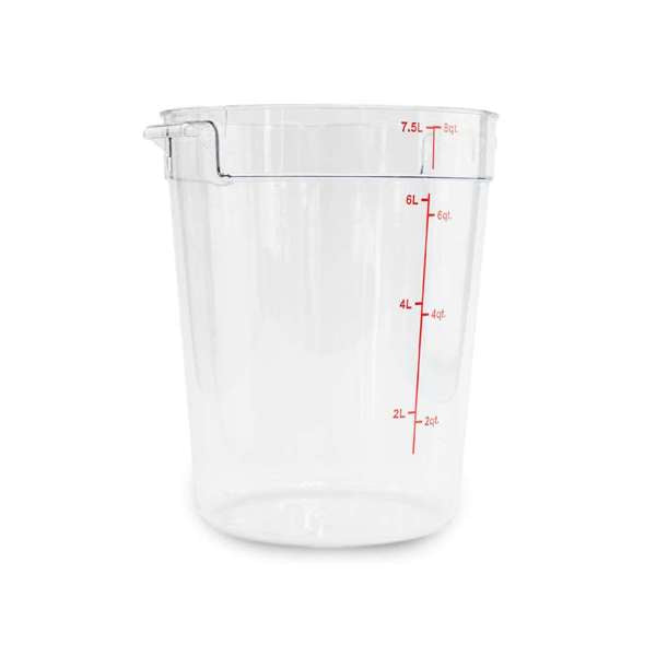 Recipiente Redondo de Policarbonato 8 qt