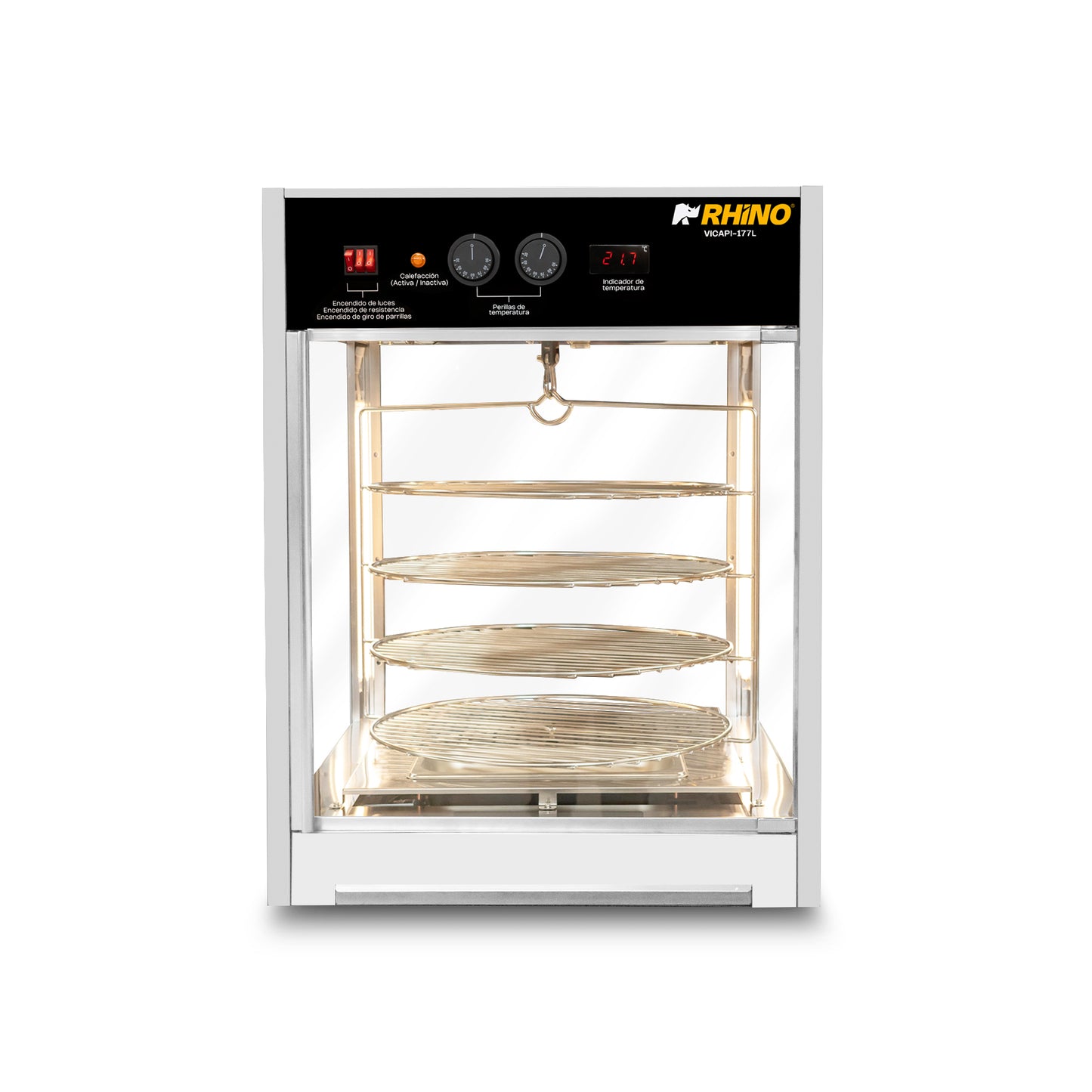 Vitrina Calentadora de Pizza 177L