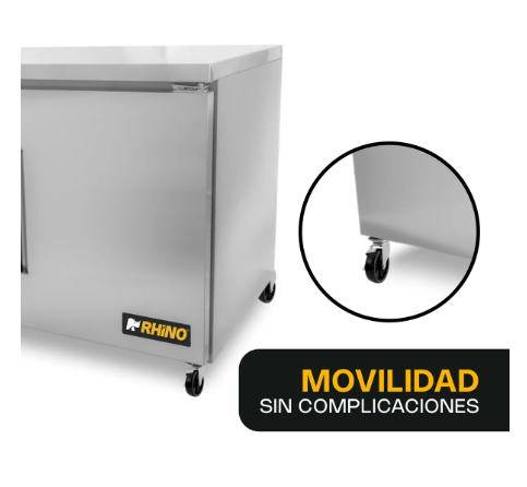 Mesa Refrigerada Bajo Barra Rhino MERBAJ-48