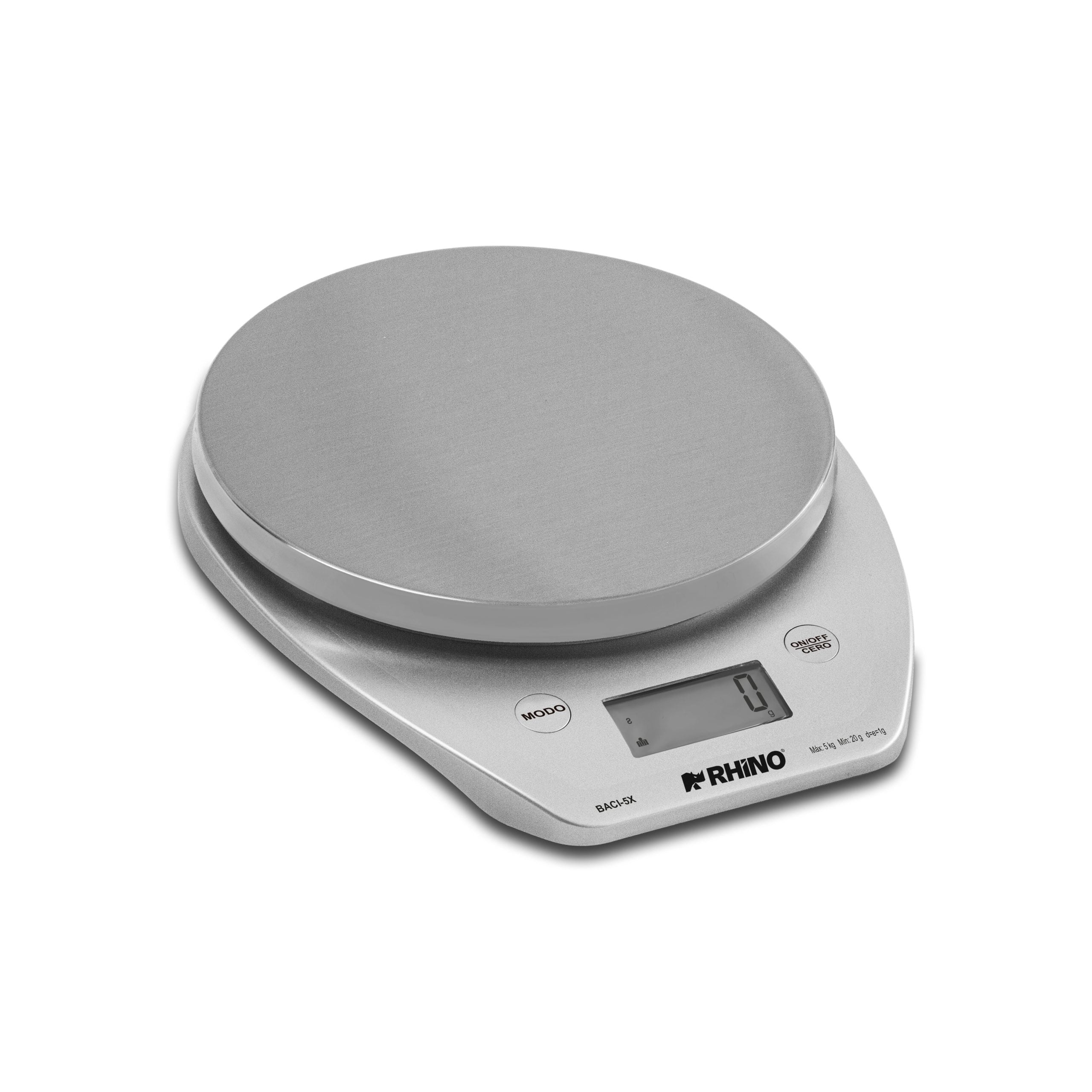 Bascula Rinho Báscula de cocina digital 5 kg con Bluetooth Rhino BACI-5X – JH Gallo