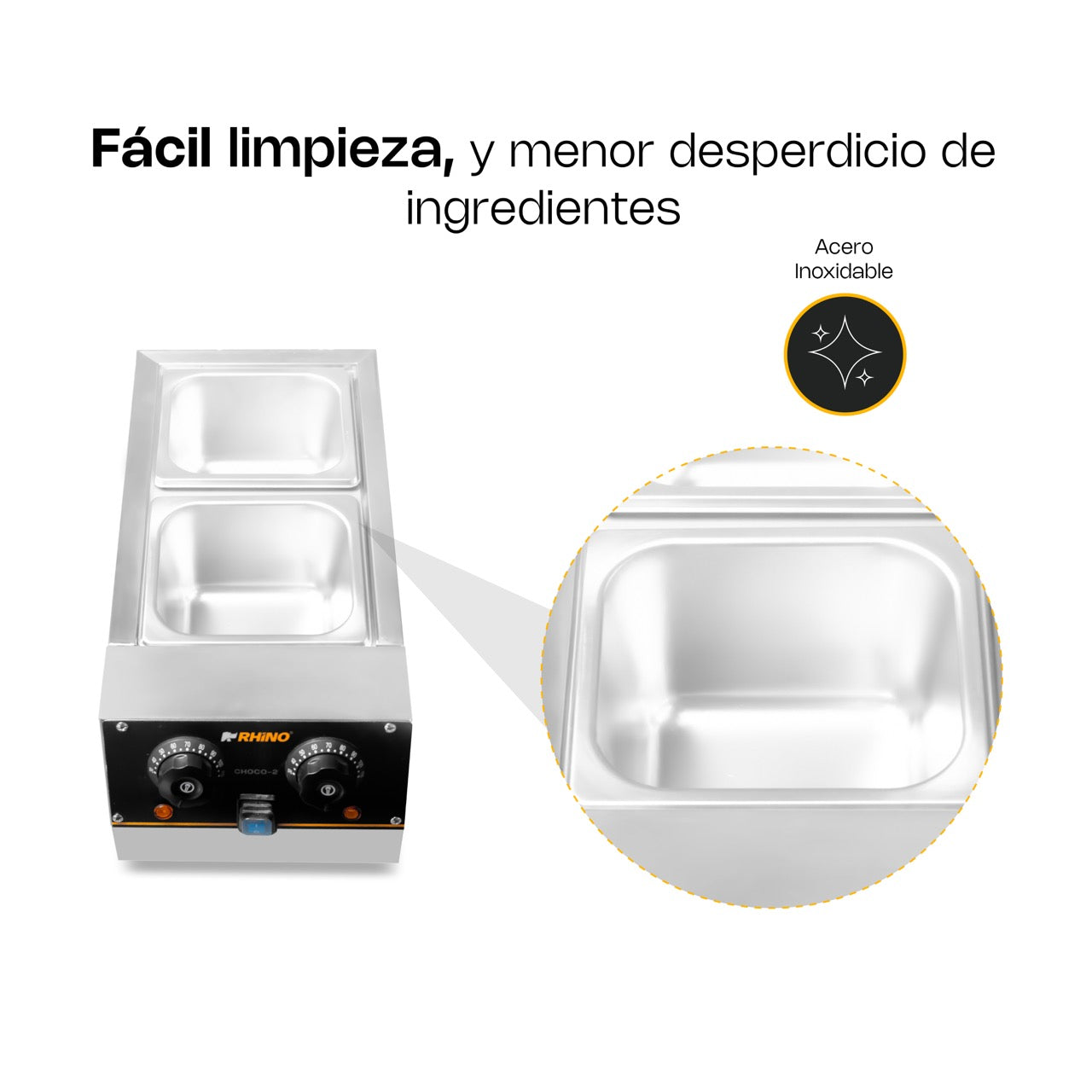 Templadora de Chocolate 1,040 W