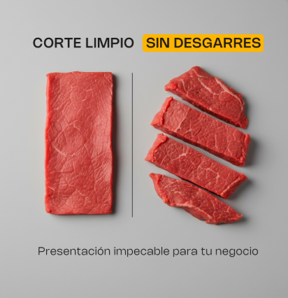 Rebanadora de Carne Semi Congelada 350 mm REBEN-350