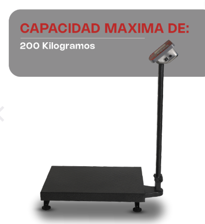 Báscula de Plataforma Plegable 200 kg BAPLE-200