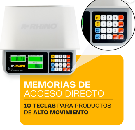 Báscula Electrónica Multifunciones con Puerto USB 40 kg