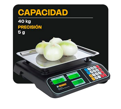Báscula Electrónica Multifunciones 40 kg