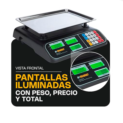 Báscula Electrónica Multifunciones 40 kg