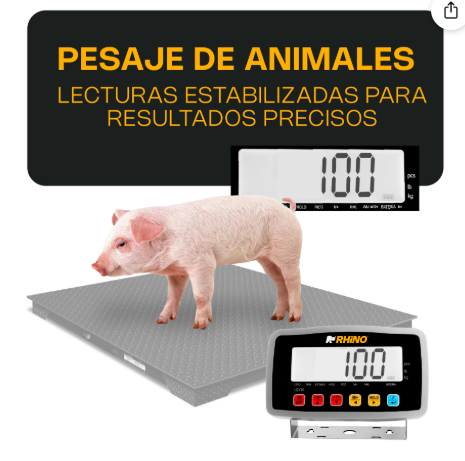Indicador Peso, Contador y Pesaje de Animales Inalámbrico