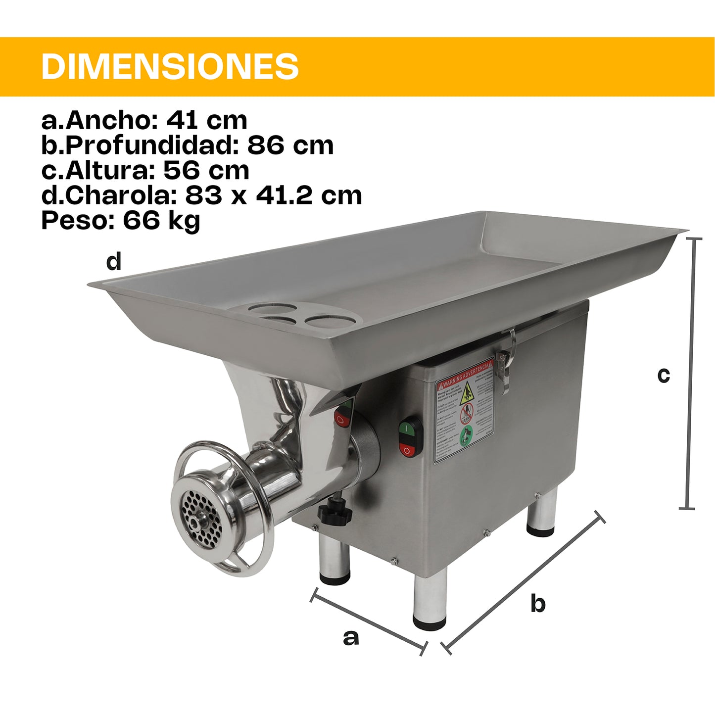 Molino Embutidor 2 HP