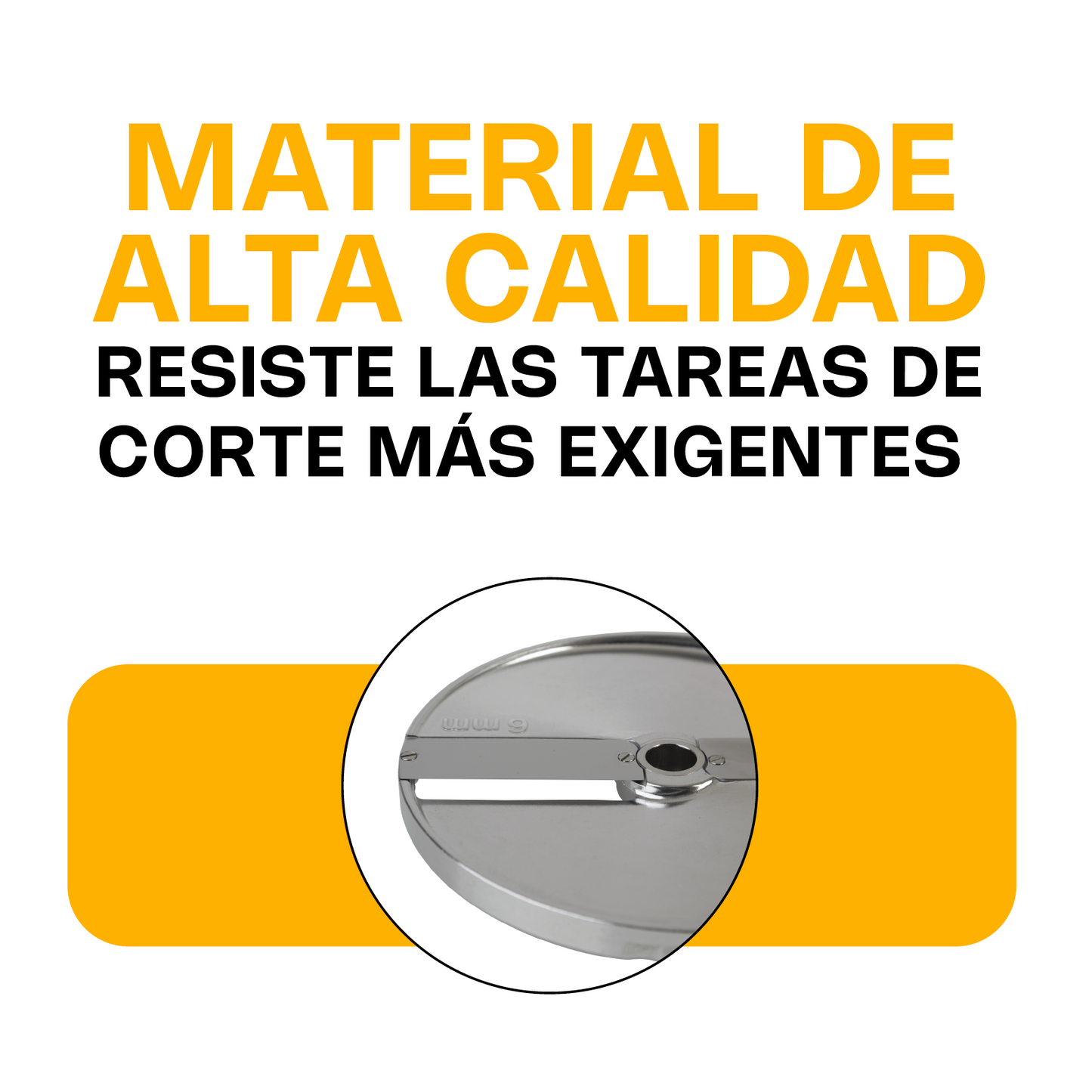 Discos para Procesador de Alimentos de 8 mm
