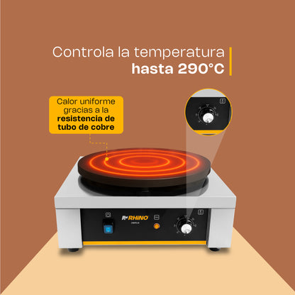 Crepera Eléctrica 2,000 W