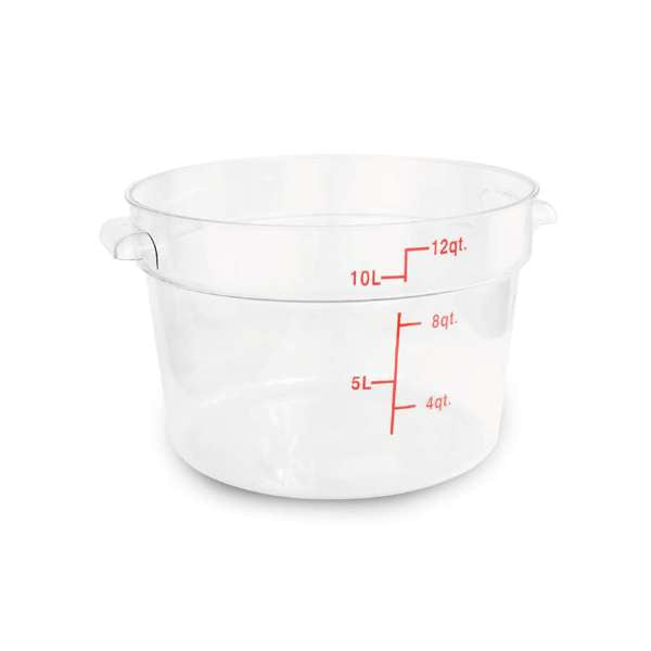 Recipiente Redondo de Policarbonato 12 qt