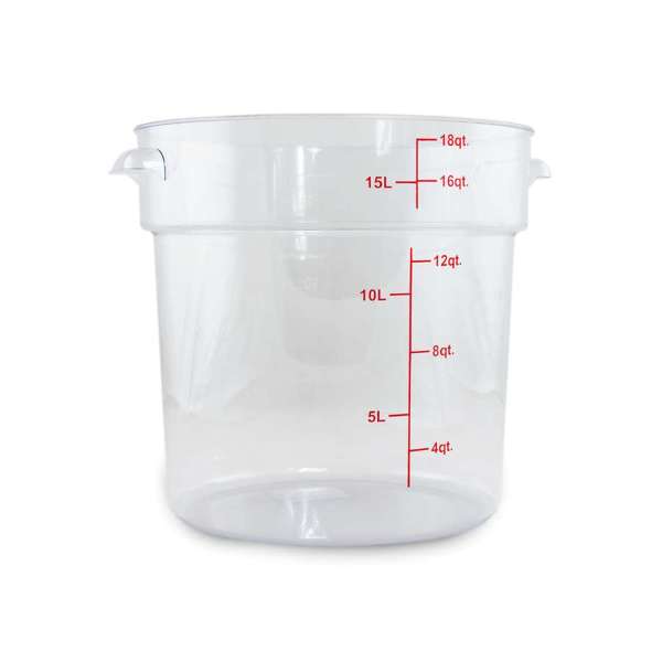 Recipiente Redondo de Policarbonato 18 qt