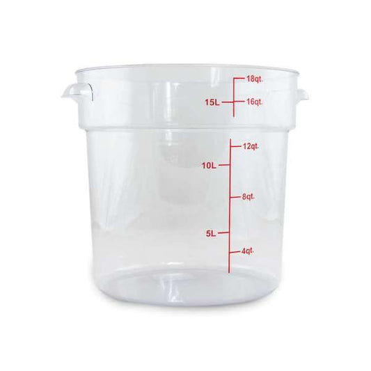 Recipiente Redondo de Policarbonato 18 qt