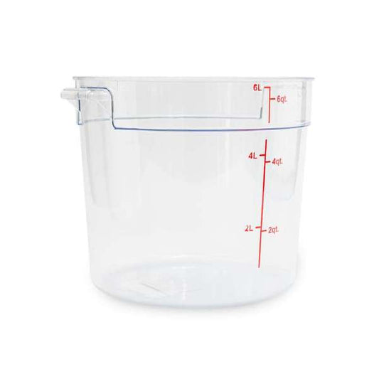 Recipiente Redondo de Policarbonato 6 qt