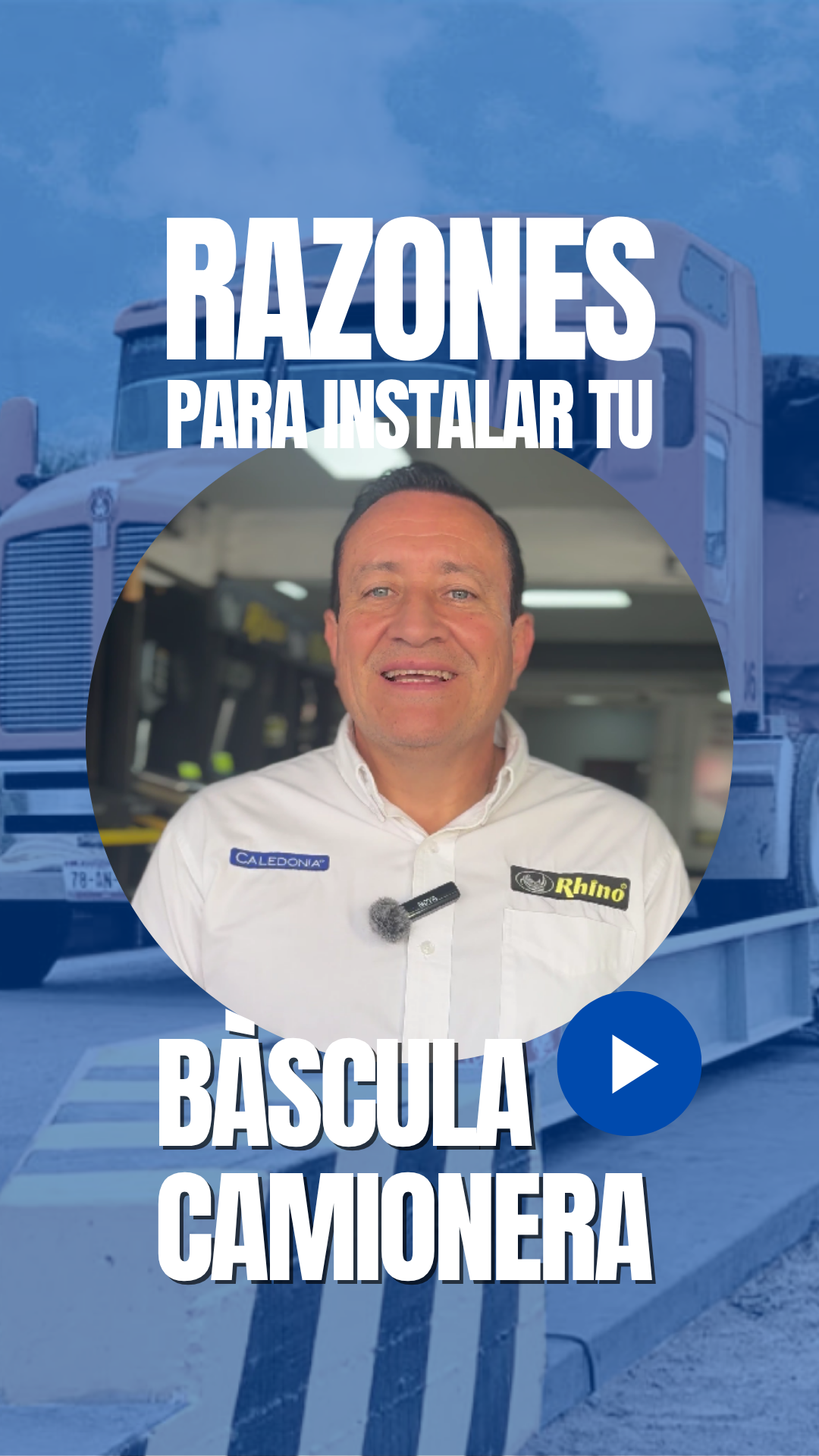 instala una bascula camionera
